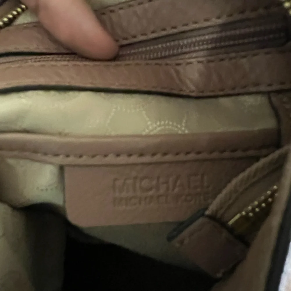 Michael Kors Brown Leather Shoulder Bag